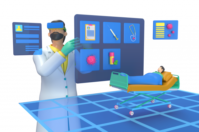 VR treatment of patients with COVID-19 - 640x427